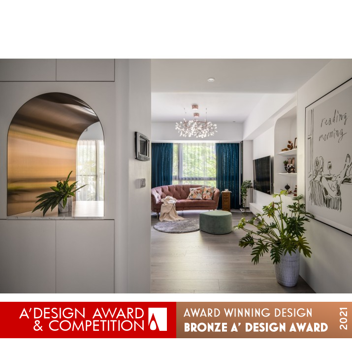 Dance the Bossa Nova Residential House by Yuanmao Interior Design Bronze Interior Space and Exhibition Design Award Winner 2021 