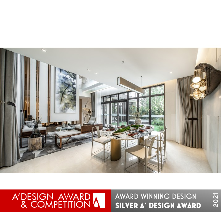 Fantasia Property Huizhou Villa Villa Show Flat by Shenzhen Horizon Space Design Co.,Ltd Silver Interior Space and Exhibition Design Award Winner 2021 