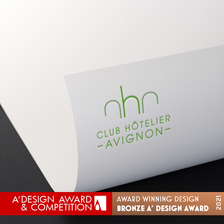 Club Hotel Avignon Visual Identity by Arome Agency Bronze Graphics, Illustration and Visual Communication Design Award Winner 2021 