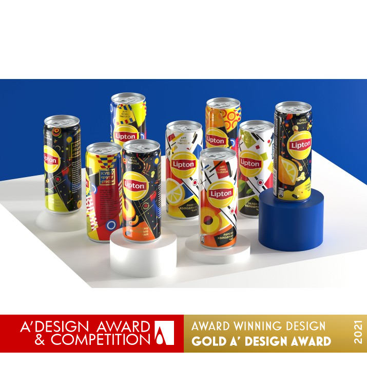 Lipton Avant Garde Special Art Edition Beverage by PepsiCo Design and Innovation Golden Packaging Design Award Winner 2021 