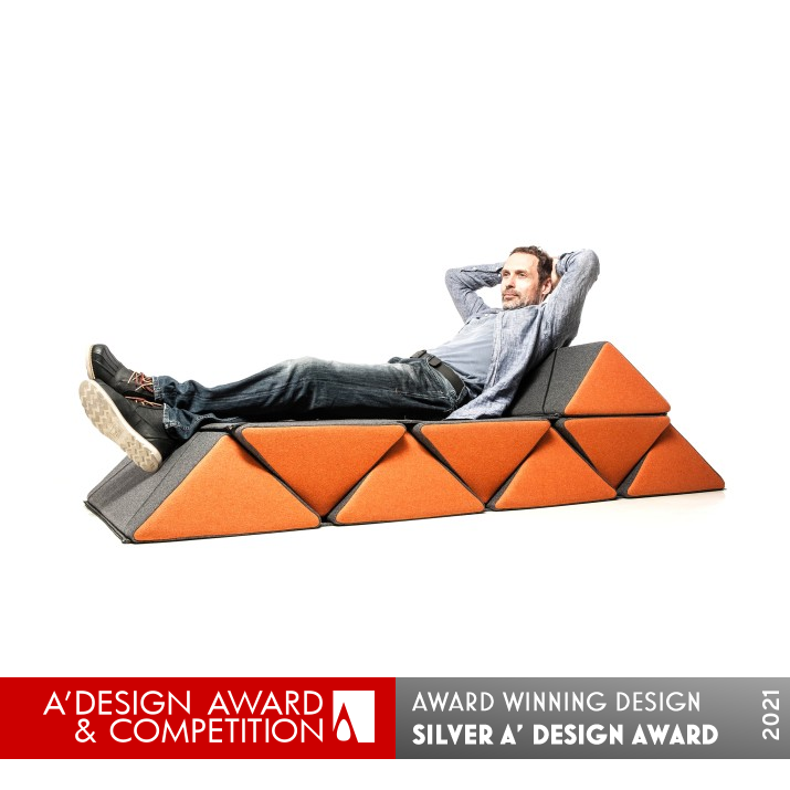 Tango Multifunctional Pouf by Ryszard Manczak Silver Furniture Design Award Winner 2021 