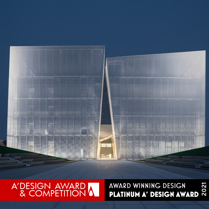 ShuiFa-White Marble in the Wilderness Property Exhibition Centre by Qun Wen Platinum Architecture, Building and Structure Design Award Winner 2021 