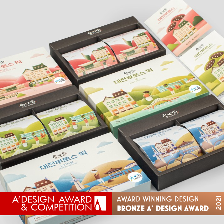 Daejeon Bruce Rice Cake Redesign Packaging Design by Choulsoon Park Bronze Packaging Design Award Winner 2021 