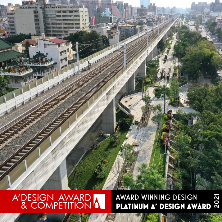 Impression of Railway Park by Ching-I Wu Platinum Urban Planning and Urban Design Award Winner 2021 