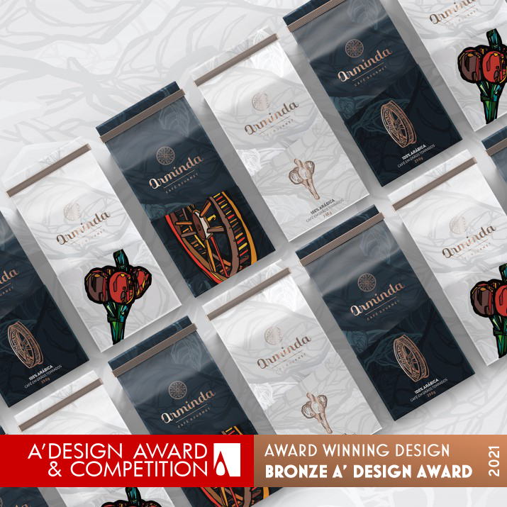 Arminda Caffe Coffee Visual Identity by Arbo Design Bronze Advertising, Marketing and Communication Design Award Winner 2021 