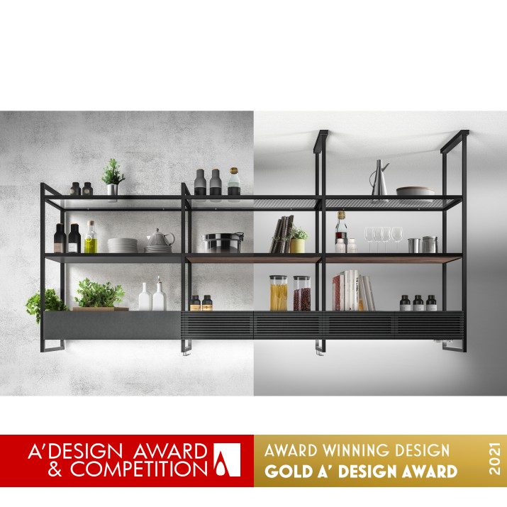 Open Suite Cooker Hood by Fabrizio Crisa Golden Home Appliances Design Award Winner 2021 