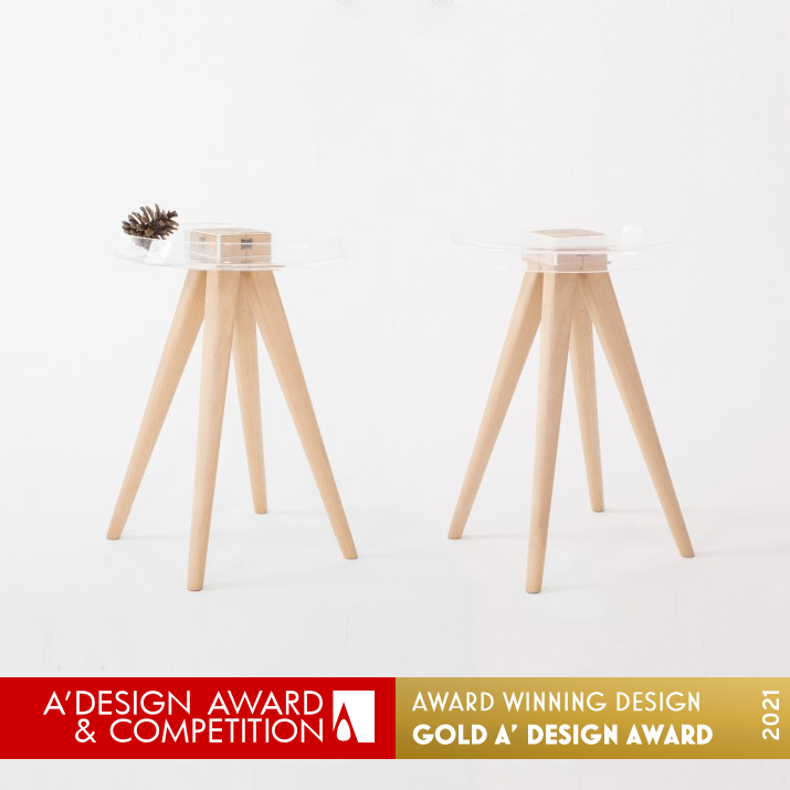 Square and Round A Multifunctional Stool by Xu Le Golden Furniture Design Award Winner 2021 