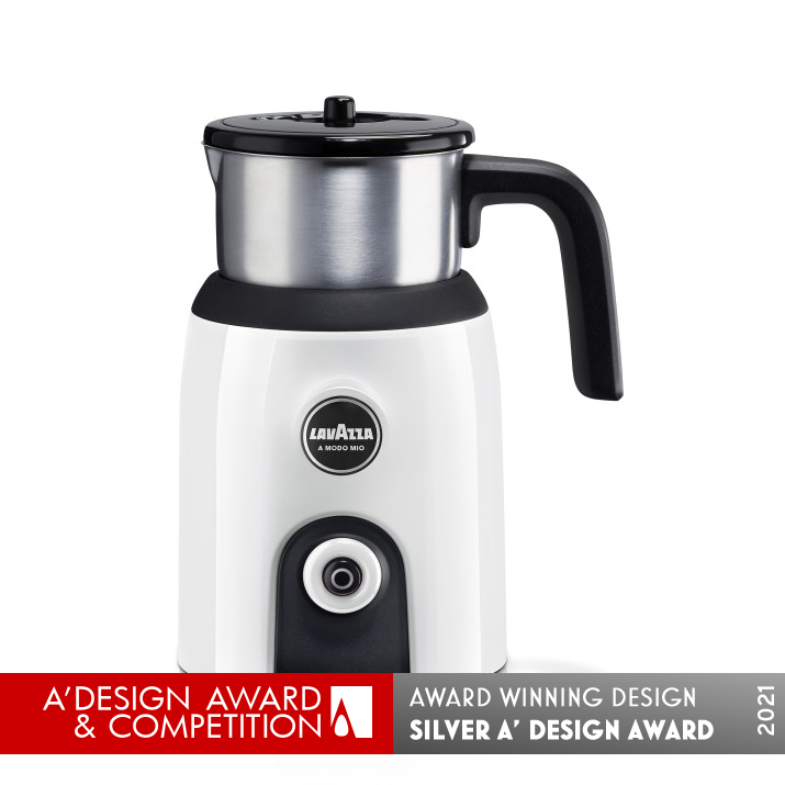 Lavazza MilkUp Milk Frother by Florian Seidl Silver Home Appliances Design Award Winner 2021 