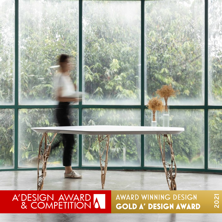 Aitable Furniture by Carlos Banon and Felix Raspall Golden 3D Printed Forms and Products Design Award Winner 2021 