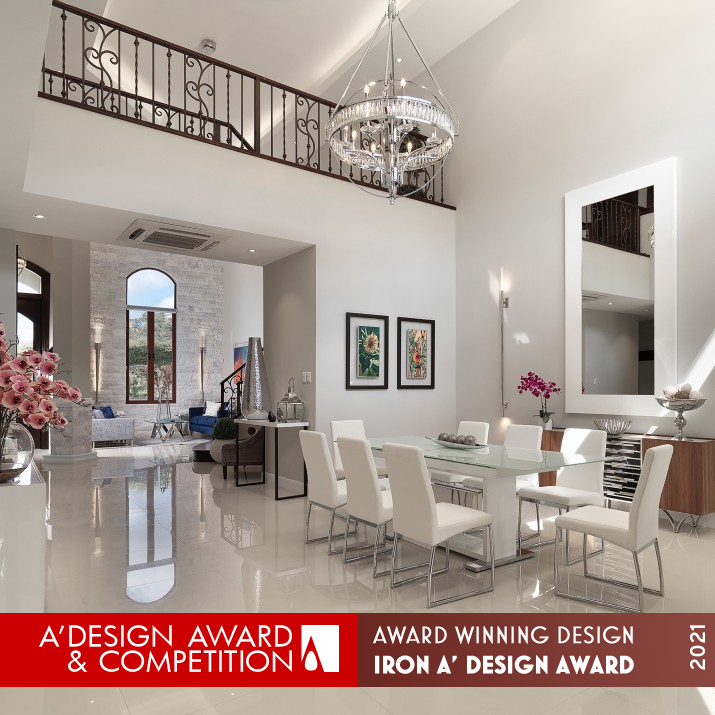 Caribbean Villa Residential House by Randall Waddell Iron Interior Space and Exhibition Design Award Winner 2021 