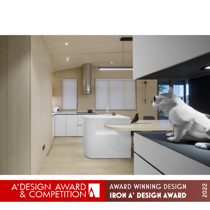 Poly Guangzhou Creative Apartment Home Space by 10 Degrees Design Iron Interior Space and Exhibition Design Award Winner 2022 