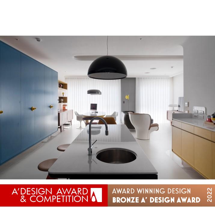 Frame of Color Residential by Wen-Chau Chen Bronze Interior Space and Exhibition Design Award Winner 2022 