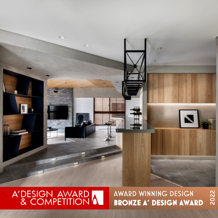 Runway Apartment Design by Bill Fong Bronze Interior Space and Exhibition Design Award Winner 2022 