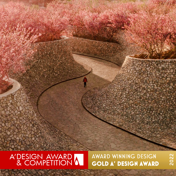 Rizhao Bailuwan Cherry Blossom Town Art and Cultural Space by Hu Sun - S.P.I Golden Landscape Planning and Garden Design Award Winner 2022 