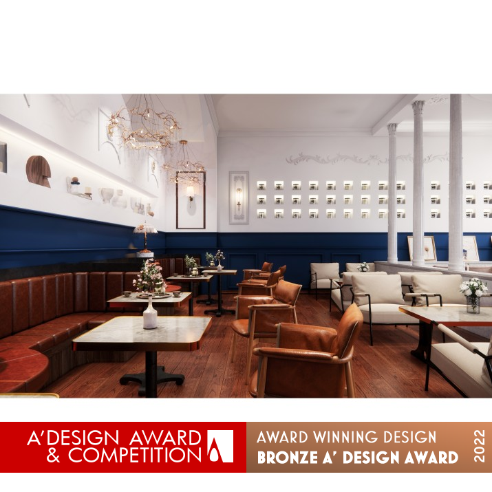 Seine River Cafe by Jiang Wu and Yixuan Wang Bronze Interior Space and Exhibition Design Award Winner 2022 