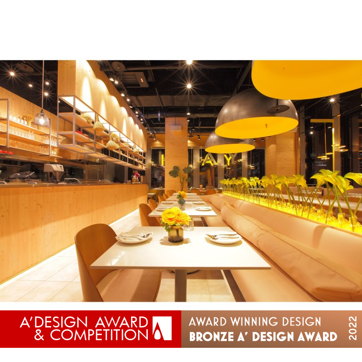 Yabi Kitchen Restaurant by Hui Chu Huang Bronze Interior Space and Exhibition Design Award Winner 2022 