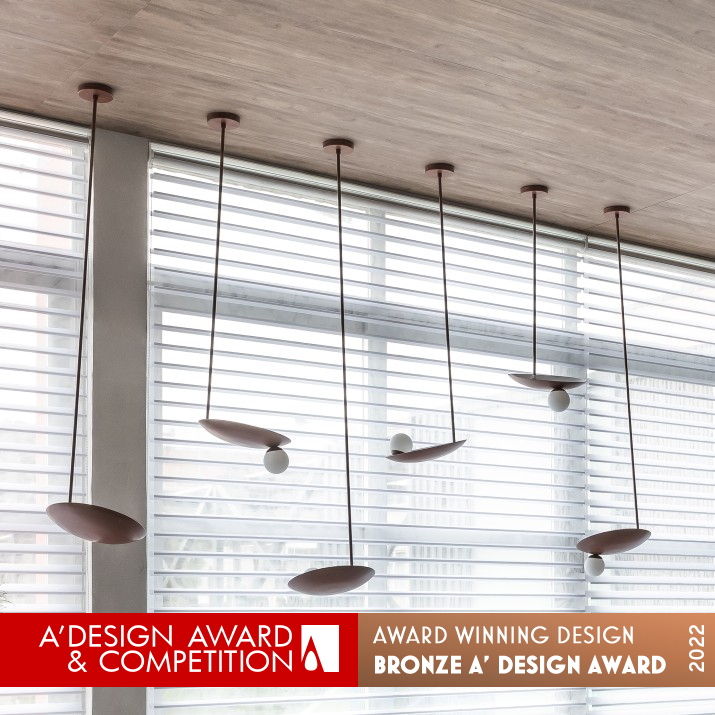 Dot Pendant Lamp by Nicolle Nogueira and Katherine Heim Weber Bronze Lighting Products and Fixtures Design Award Winner 2022 