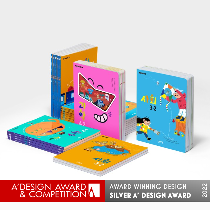 Joyful Visang Textbooks by Jaehun Kim Silver Education, Teaching Aid and Training Content Design Award Winner 2022 