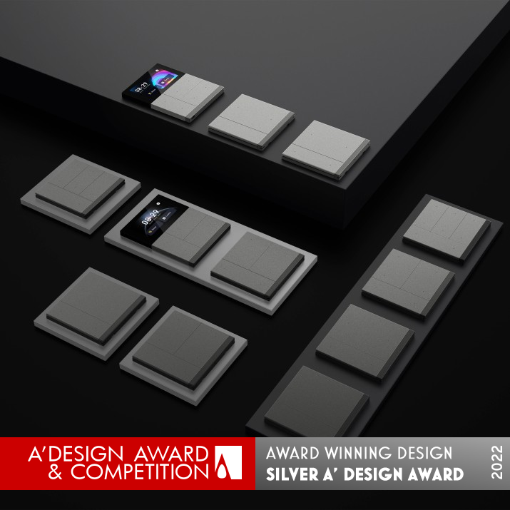 KNX Waltz Touch Pad Smart Home Control Panel by Cen Jiayun, Liu Dan, Luo Yi and Peng Yongjian Silver Building Materials and Construction Components Design Award Winner 2022 