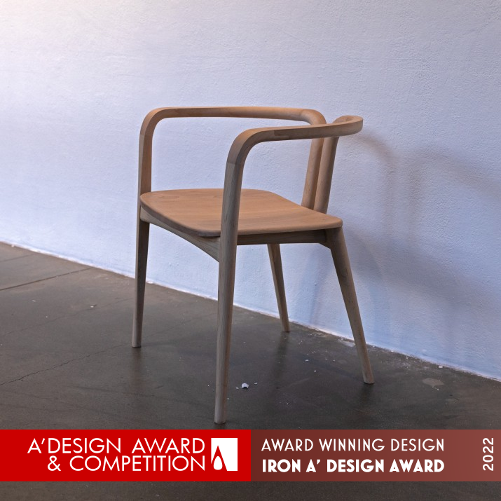 On Bin Dining Chair by Tomoki Nomura Iron Furniture Design Award Winner 2022 