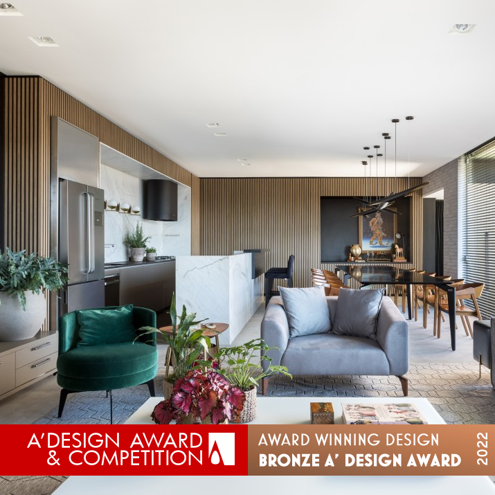 D M Residence Residential Interior by Thiago Mondini Bronze Interior Space and Exhibition Design Award Winner 2022 