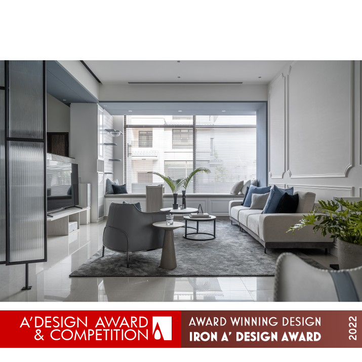 Saxe Blue Residential by YuYen Interior Design Iron Interior Space and Exhibition Design Award Winner 2022 