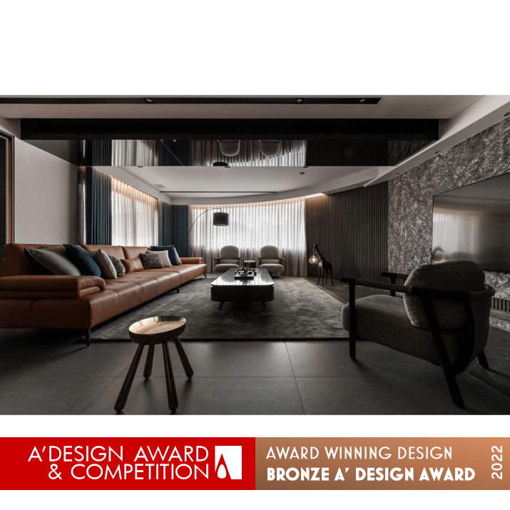 Simple Carrier Residential House by Shiming Li Bronze Interior Space and Exhibition Design Award Winner 2022 