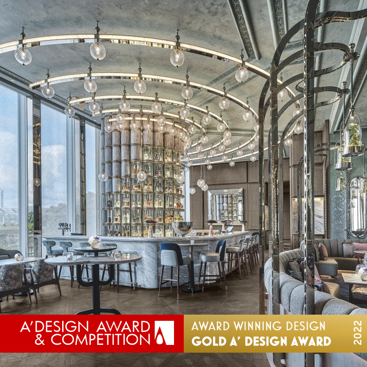 Argo Bar by Ab Concept Golden Interior Space and Exhibition Design Award Winner 2022 