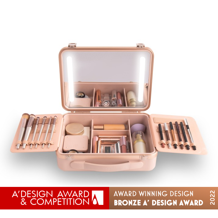 Beautifect Portable Makeup Case by Tara Lalvani Bronze Beauty, Personal Care and Cosmetic Products Design Award Winner 2022 