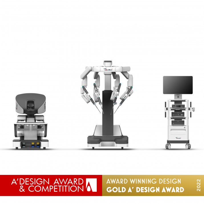 Toumai Robot-Assisted Surgery by MicroPort MedBot Golden Medical Devices and Medical Equipment Design Award Winner 2022 