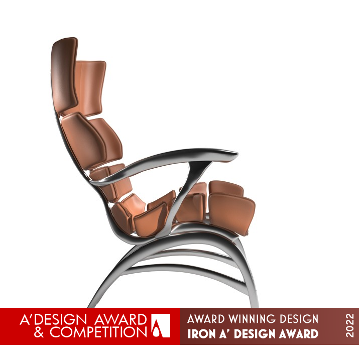 Space Armchair by Gerardo Rios Altamirano Iron Furniture Design Award Winner 2022 