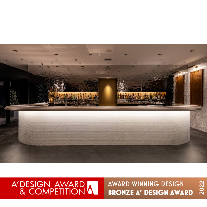 Wavy Stillness Sports Bar by Tetsuya Matsumoto Bronze Interior Space and Exhibition Design Award Winner 2022 