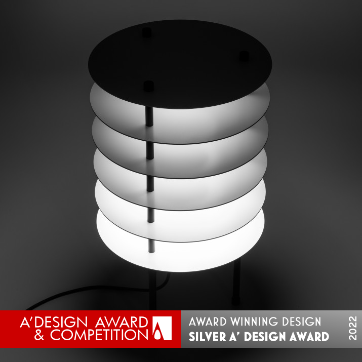 Depois de Waldemar Cordeiro Lamp by Alvaro Wolmer Silver Lighting Products and Fixtures Design Award Winner 2022 