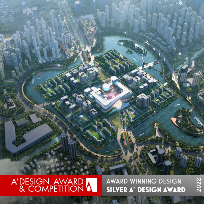 Wuhan Fun-Land Smart Science City Office and Residential by Aedas Silver Architecture, Building and Structure Design Award Winner 2022 