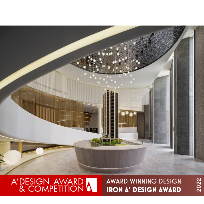 Golden Spikes Reception Center Show House by Jing Yuan Lu Iron Interior Space and Exhibition Design Award Winner 2022 