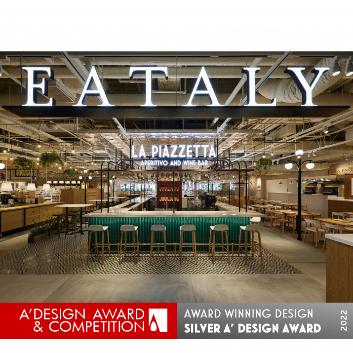 Eataly Ginza Restaurant by Uds Ltd. Silver Interior Space and Exhibition Design Award Winner 2022 