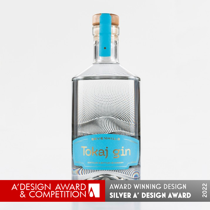 Tokaj Gin Label Packaging Design by Dora Haller Silver Packaging Design Award Winner 2022 