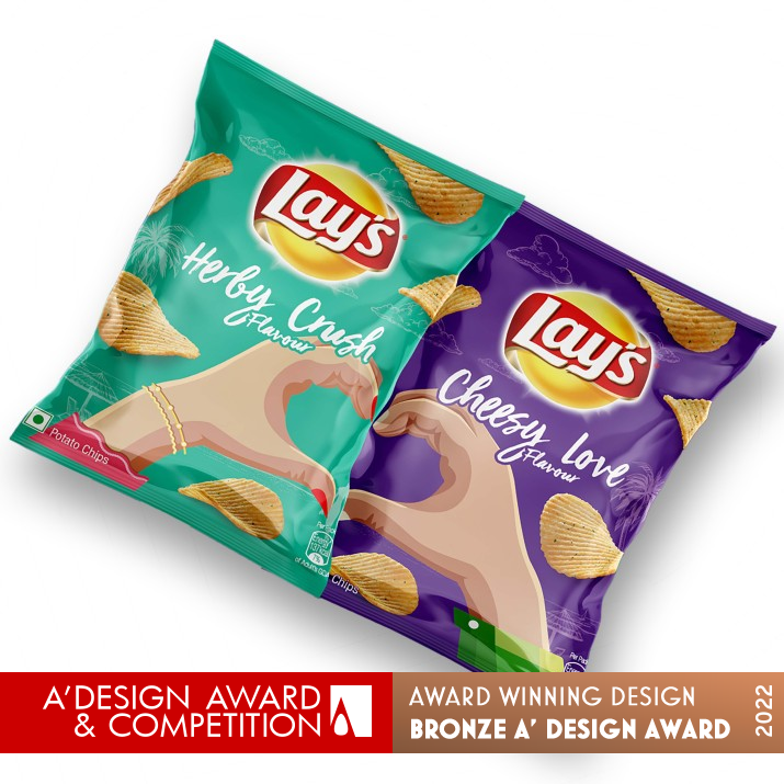 Lay's Love Packaging by PepsiCo Design and Innovation Bronze Packaging Design Award Winner 2022 