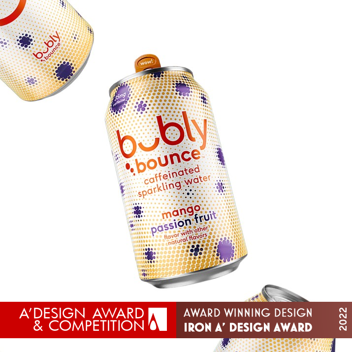 Bubly Bounce Beverage Packaging by PepsiCo Design and Innovation Iron Packaging Design Award Winner 2022 