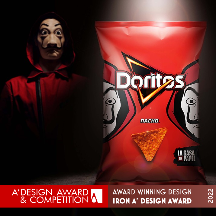 Sabritas X Netflix Money Heist Food Packaging by PepsiCo Design and Innovation Iron Packaging Design Award Winner 2022 