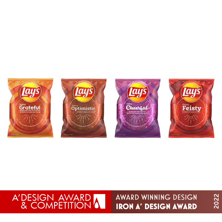 Lay's 2021 Mood Match Food Packaging by PepsiCo Design and Innovation Iron Packaging Design Award Winner 2022 