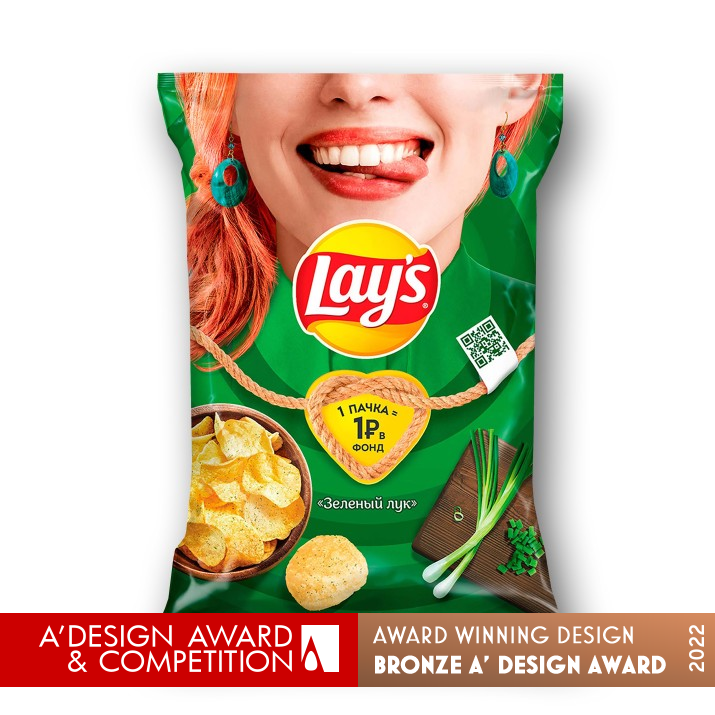 Lay's Smiles Campaign Food Packaging by PepsiCo Design and Innovation Bronze Packaging Design Award Winner 2022 