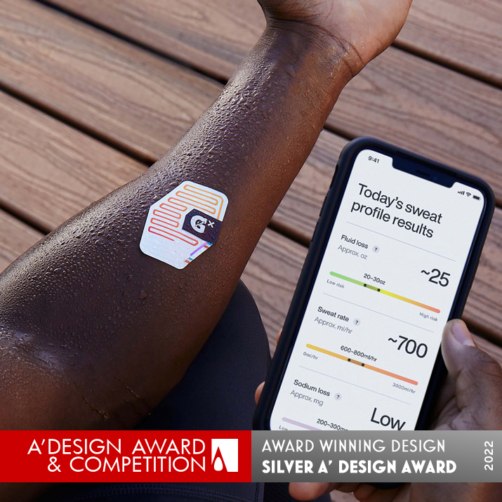 Gatorade GX Patch and APP Mobile Application by PepsiCo Design and Innovation Silver Mobile Technologies, Applications and Software Design Award Winner 2022 