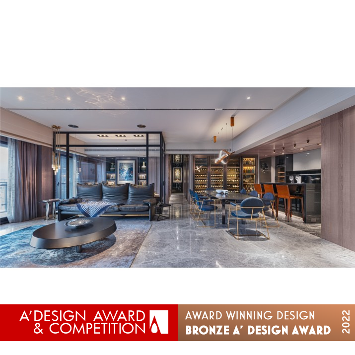 Urban Elysees Residential House by Han Chung Liu and Yu Shan Liu Bronze Interior Space and Exhibition Design Award Winner 2022 