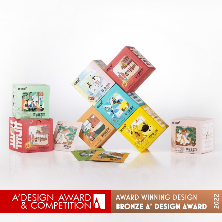 KaoPu Tea Packaging by Cong Wang Bronze Packaging Design Award Winner 2022 