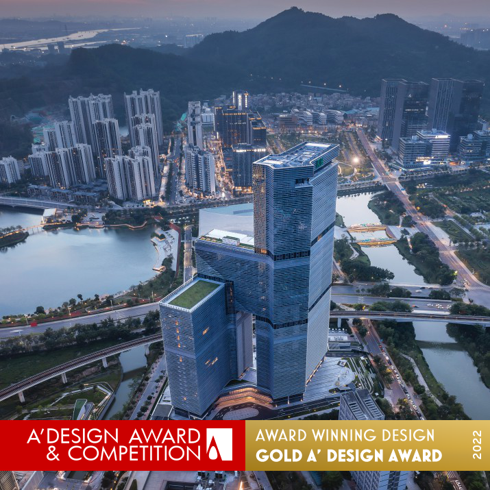 Nansha Kingboard Plaza Office by Aedas Golden Architecture, Building and Structure Design Award Winner 2022 