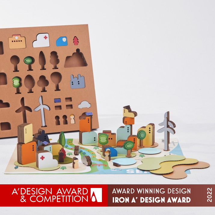 2030 City Blueprint Educational Learning Toy by Chen Yu, Yi Lin, Sih Ci and Chih Ling Iron Toys, Games and Hobby Products Design Award Winner 2022 