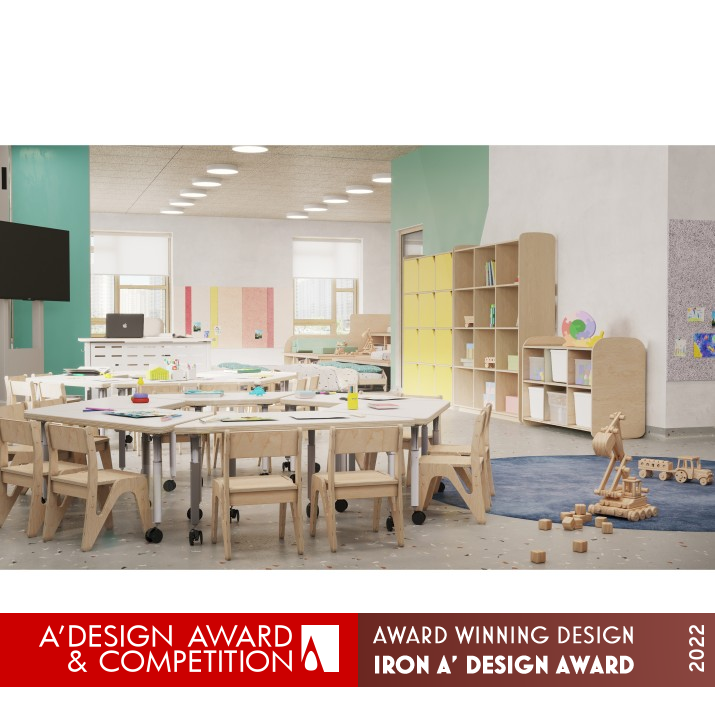 Kaleidoscope Kindergarten by Edudesign Iron Interior Space and Exhibition Design Award Winner 2022 