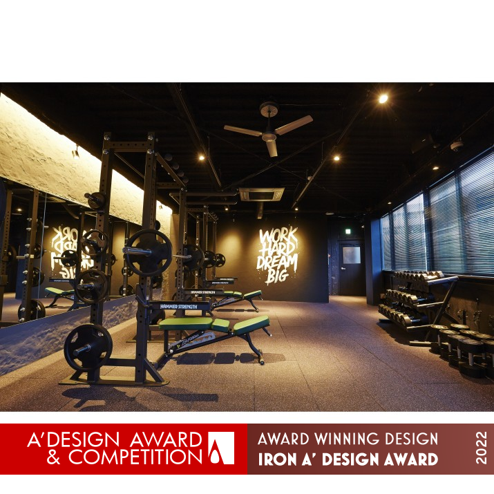 Impact Performance Fitness Studio by Shunsuke Ohe Iron Interior Space and Exhibition Design Award Winner 2022 