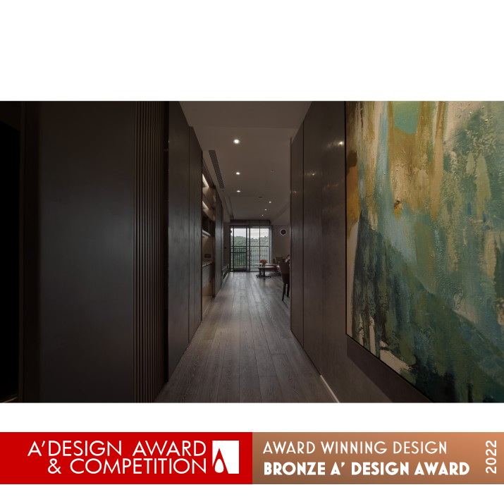 Elegant Residence with a Verdant View Residential House by Hsueh Chen Yang Bronze Interior Space and Exhibition Design Award Winner 2022 